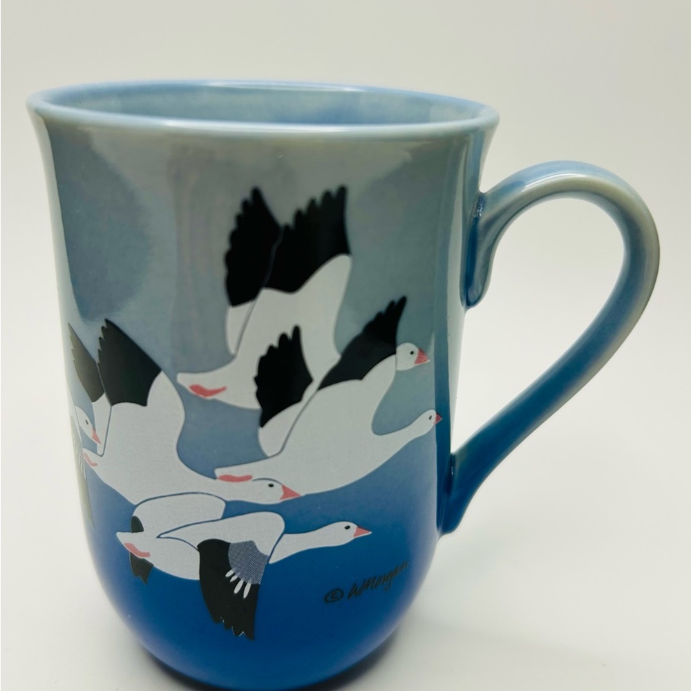 Otagiri flying geese mug. Signed